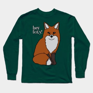 Hey Orange Foxy! Long Sleeve T-Shirt